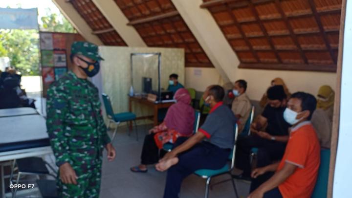 Satgas TMMD 110 Bojonegoro Gencar Sosialisasikan Prokes Pencegahan Covid-19